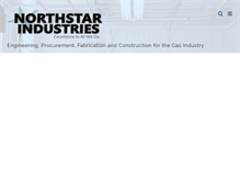 Tablet Screenshot of northstarindustries.com